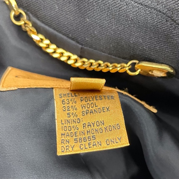 🍁 Classiques Entier Petites Lined Blazer Wool Blend Jacket Coat sz 4P - Picture 6 of 6